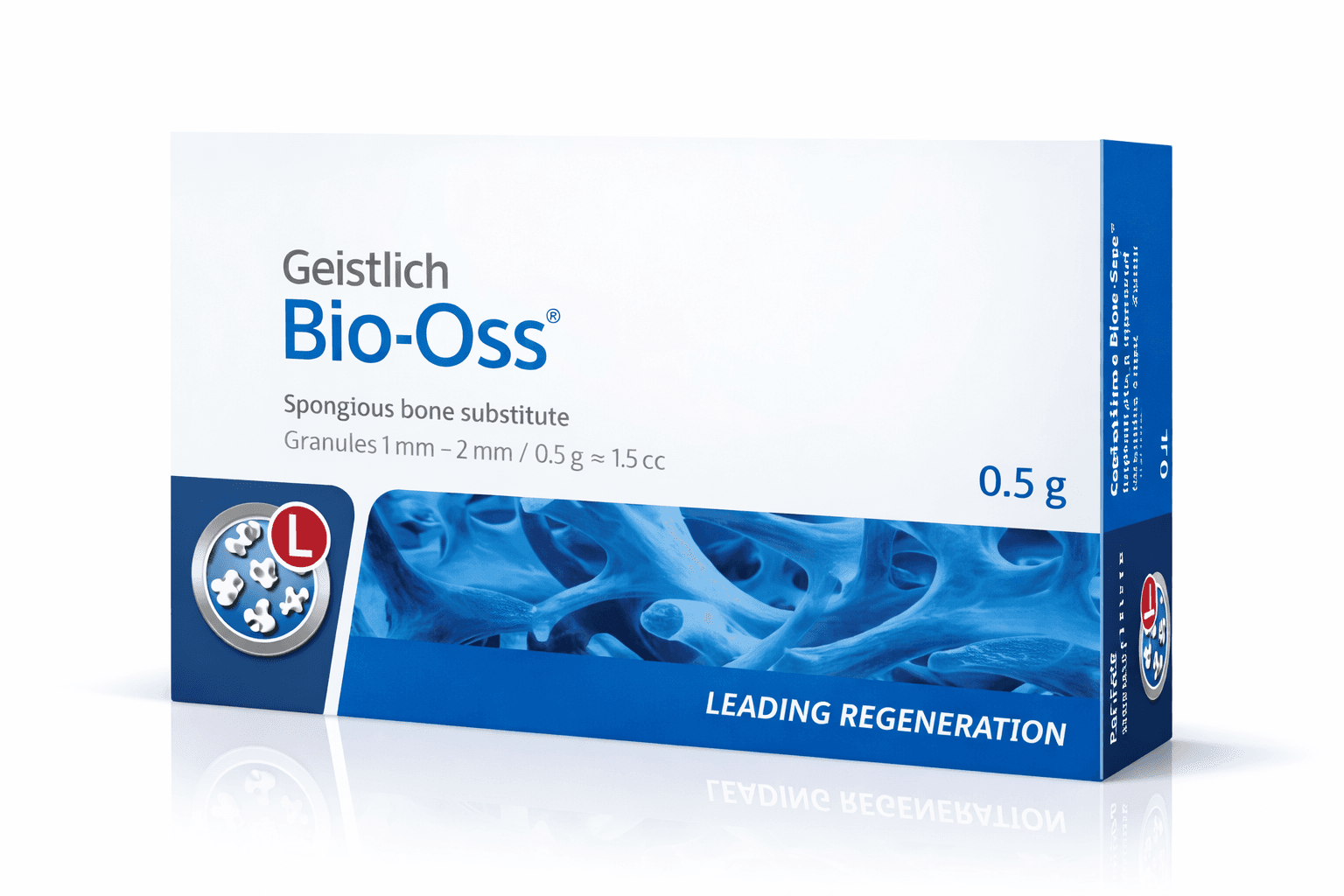 Bio-Oss 1–2 мм, 0.5 г, L
