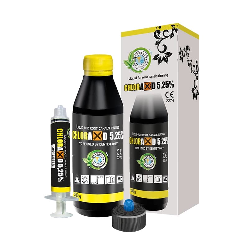 Cerkamed Chloraxid 5.25% Liquid for rinsing the root canals