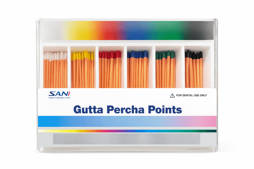 Sani İşarələnmiş Gutta Percha nöqtələri 02/25