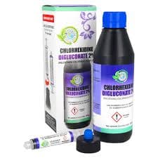 Cerkamed Chloraxid 2% Liquid for rinsing the root canals