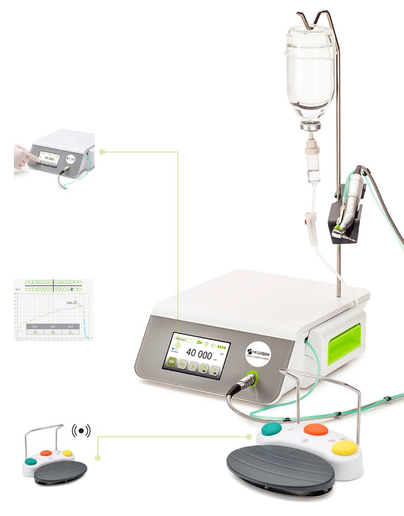 MEG Engine 3 – Dental İmplantasiya üçün Peşəkar Fiziodispenser Sistemi