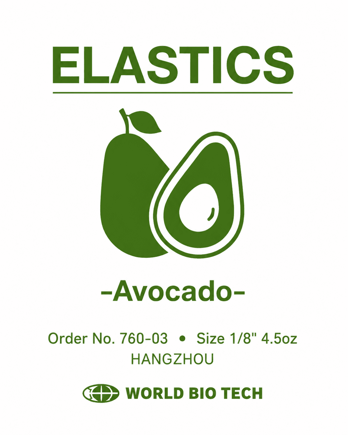 Avocado Elastics